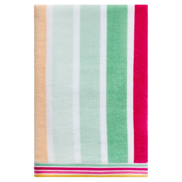 Cotton Blend Palm Print Beach Towel -34 Cotton Blend Palm Print Beach Towel -34